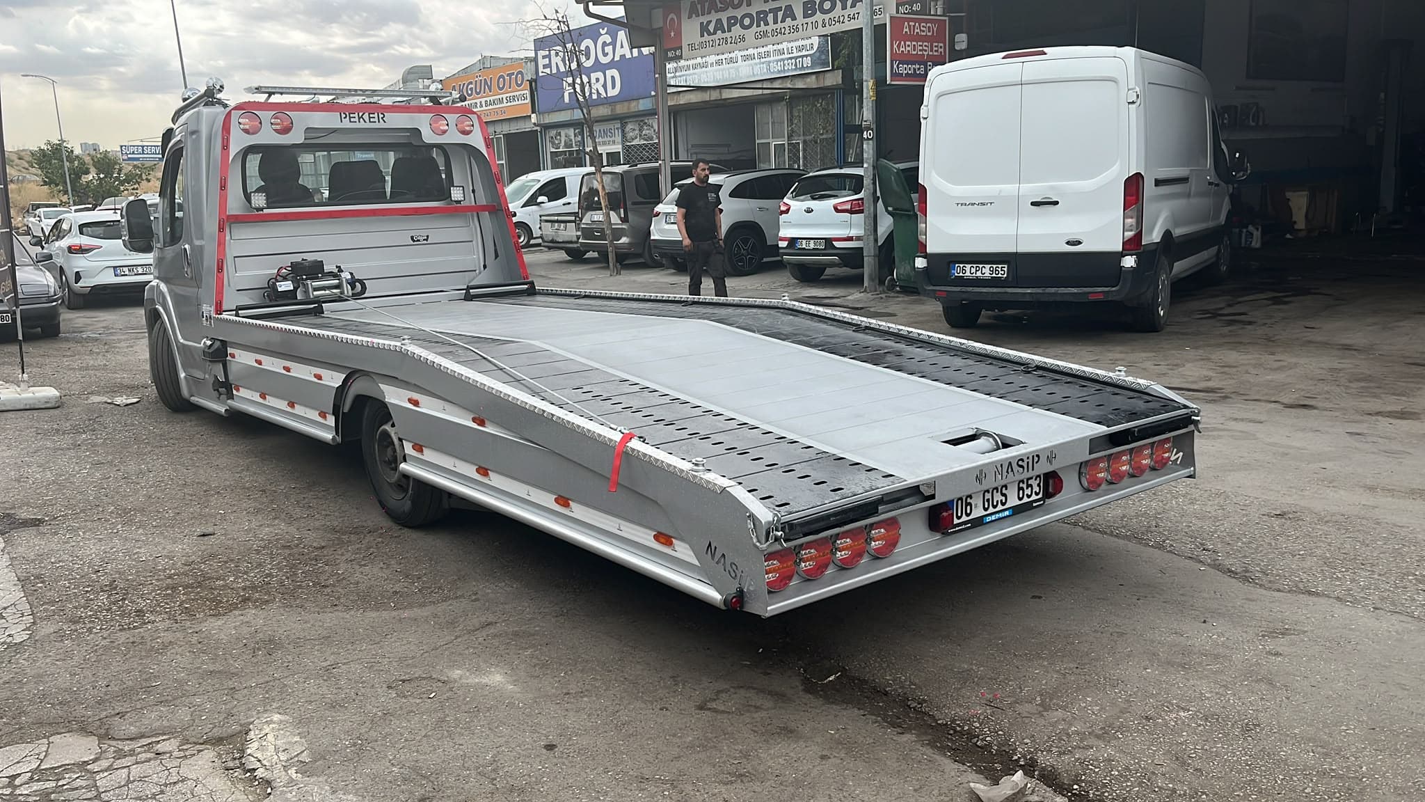 Prime Oto Kurtarma sahadan görüntü
